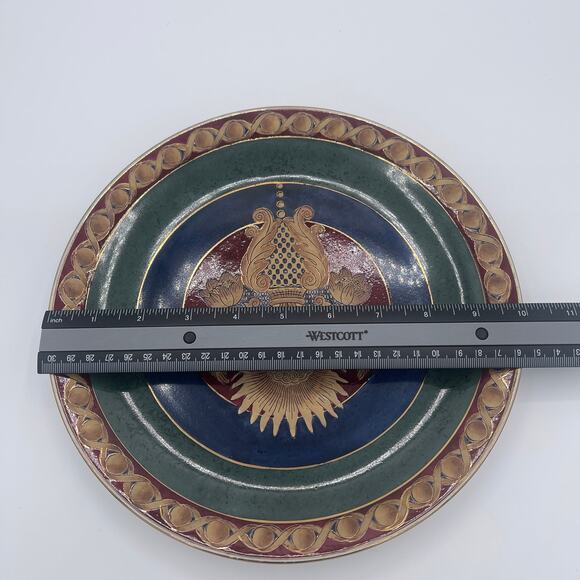 ORIENTAL ACCENT 10 INCH LOCHINVAR DECORATIVE PLATE, Made in China, Porcelain - Picture 8 of 9